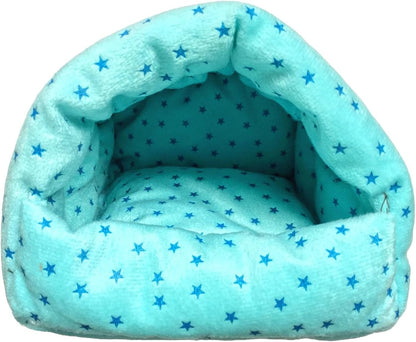 WOWOWMEOW Guinea Pig Cave Bed Small Animals Warm Cage Hanging Bed for Rat, Chinchilla, Hedgehog