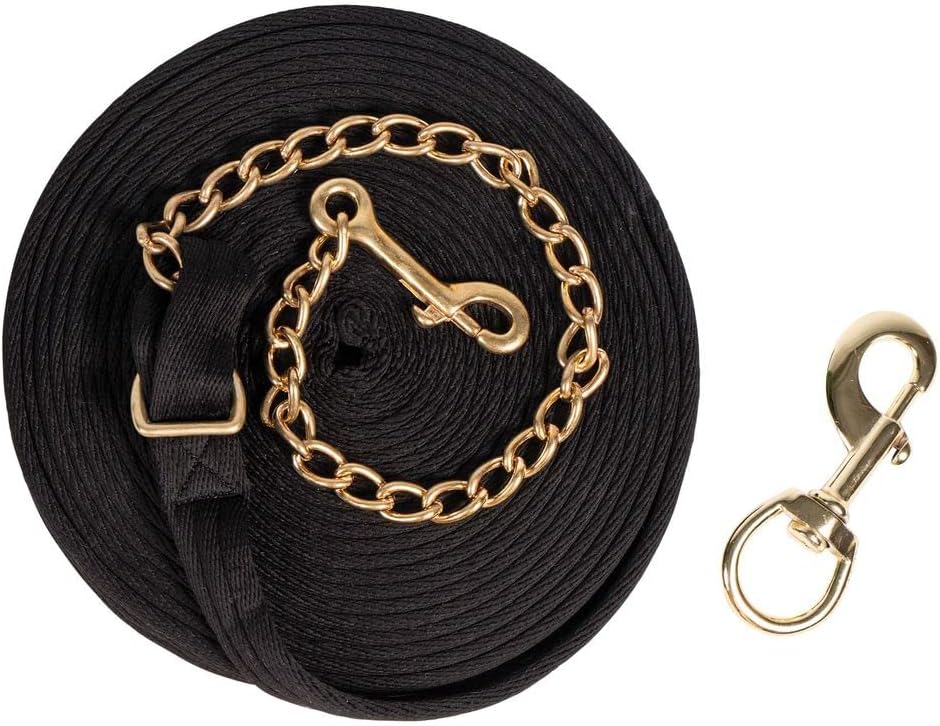 Dura-Tech Cushion Lunge Line for Horses | Stable Use & Horse Training | Horse Lunge Line with Snap