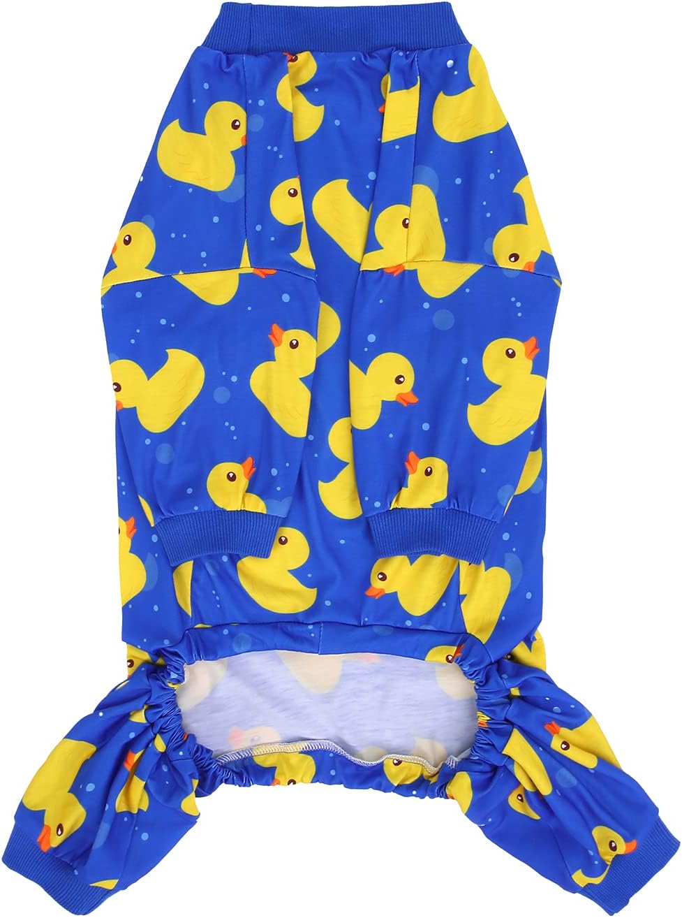 HDE Dog Pajamas One Piece Jammies Jumpsuit Pet Clothes Outfit Stretchy Lightweight Comfy Shirt Pjs