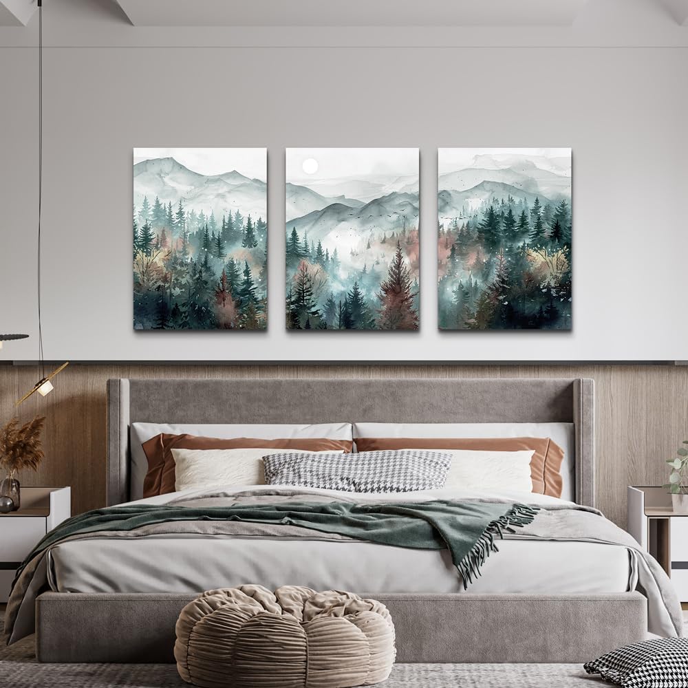 TTHYUEWS Farmhouse Wall Art For Living Room Canvas Wall Decor For Bedroom Wall Pictures for Office