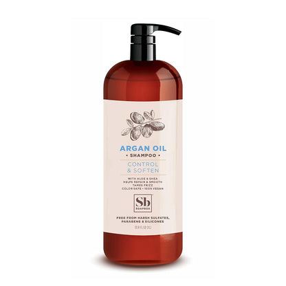 Soapbox Argan Oil Shampoo, Harsh Sulfate Free, Paraben & Silicone Free, Color Safe, and Vegan Hair