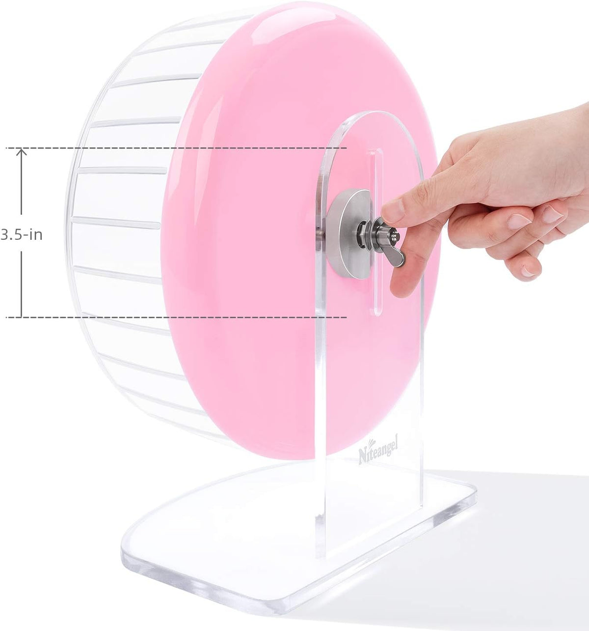 Niteangel Super-Silent Hamster Exercise Wheels: - Quiet Spinner Hamster Running Wheels with