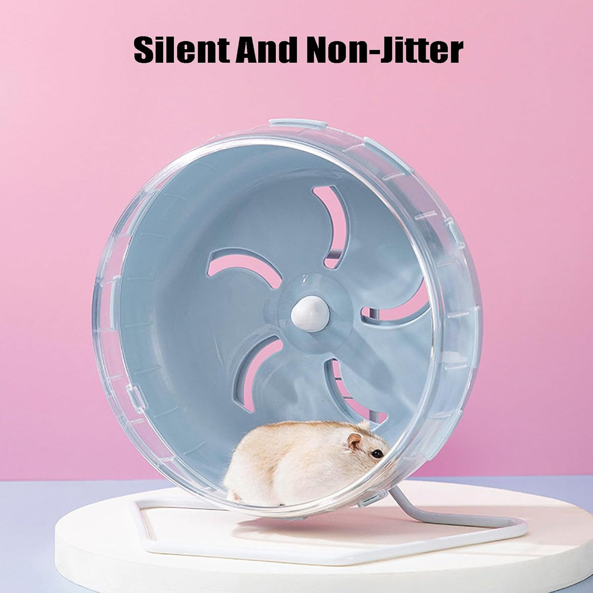 GKYZBB Hamster Wheel, 8.5 inch Silent Hamster Exercise Running Wheel with Stand,Pet Small Animals