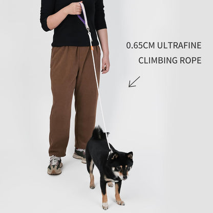 Dog Anti-Slip Leash 5FT with Metal Stopper - Durable No-Pull Training Lead for Small, Medium &
