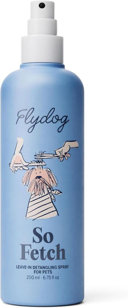 FlyDog Pet Detangler Spray for Dogs & Cats – Leave-in Hair Detangler Spray for Tangle-Free Grooming