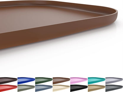 Silicone Pet Feeding Mat with Raised Edge for Food and Water, Dog Bowl Mats, Cat Bowls Placemat