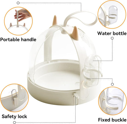 Hamster Portable Cage Travel Case,Hamster Carrying Cage High Permeability Guinea Pig Travel Cage