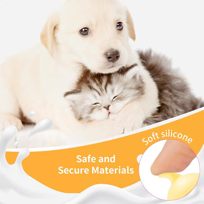 5Pack Kitten Bottle for Nursing Puppy Milk Kitten Bottles Feeding Kit Silicone Nipple for Newborn