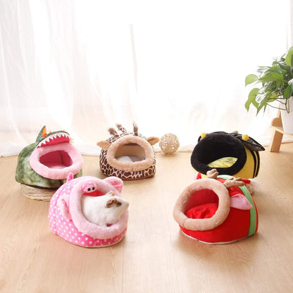 LEFTSTARER Guinea Pig Rat Bed and Hideout for Ferret Hedgehog Sleep and Hide, Hamster Small Pet