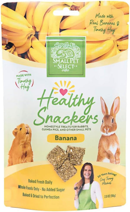Small Pet Select - Healthy Snackers - Banana (Pack of 2)