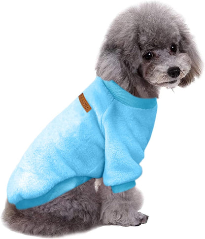Jecikelon Pet Dog Clothes Dog Sweater Soft Thickening Warm Pup Dogs Shirt Winter Puppy Sweater for