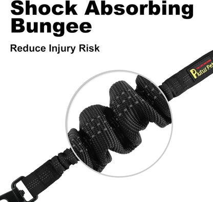 Plutus Pet Dog Seat Belt for Car, Adjustable Dog Car Harness with Carabiner Clip, Reflective Safety