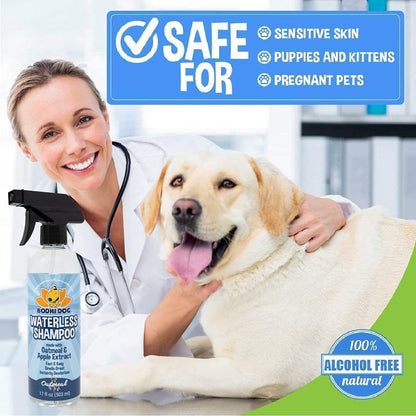 Bodhi Dog Waterless Shampoo - Natural Dry Shampoo for Dogs & Cats - Neutralizes Pet Odor - No Rinse