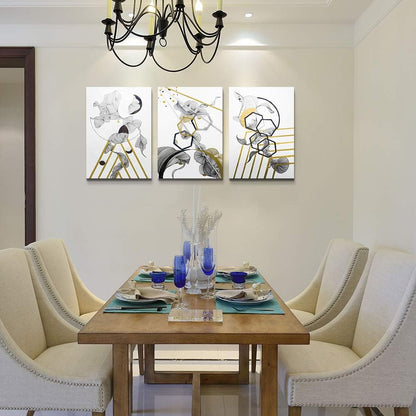 modern Abstract painting Canvas Wall Art for Living Room Wall Artworks Bedroom Decoration, 3 piece