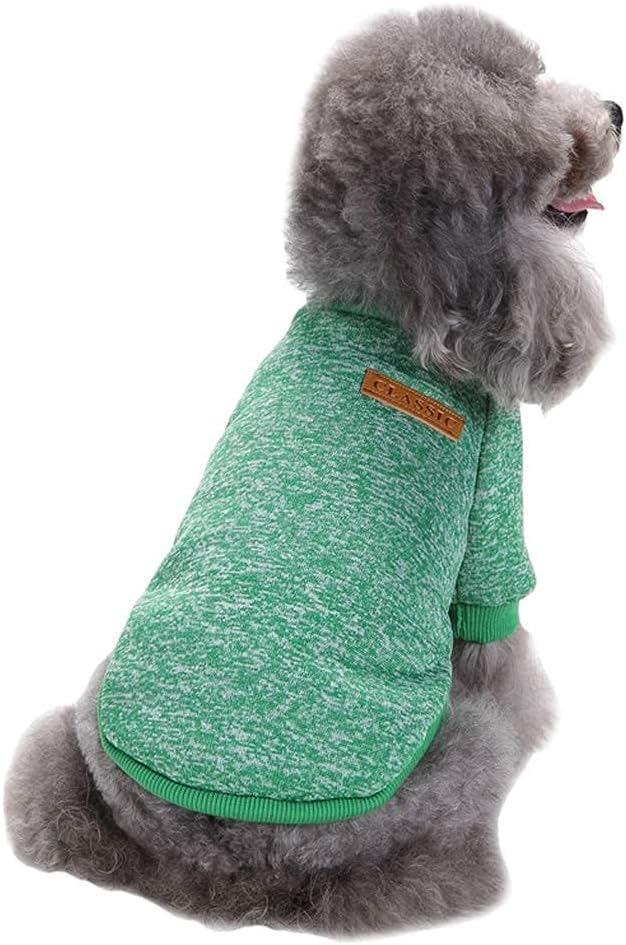 Jecikelon Dog Clothes Dogs Sweater Soft Puppies Clothing Winter Puppy Sweaters Warm Outfit for Dogs