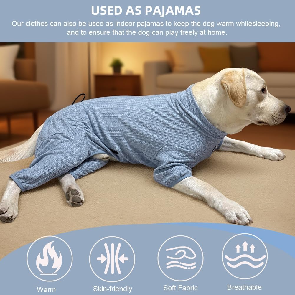 Dog Pyjamas Sweater Clothing and Loungewear Suitable for Medium to Large Breeds of Dogs, Dog
