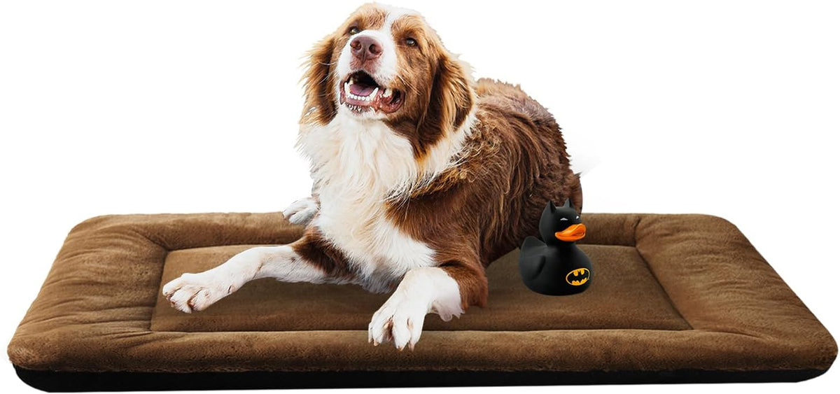Dog Beds Crate Pad for Dogs Ultra Soft Dog Crate Bed Washable & Anti-Slip Kennel Pad for Dogs Cozy