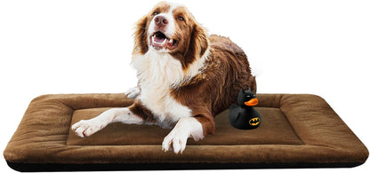 Dog Beds Crate Pad for Dogs Ultra Soft Dog Crate Bed Washable & Anti-Slip Kennel Pad for Dogs Cozy