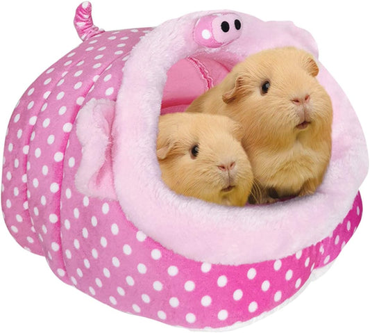 LEFTSTARER Guinea Pig Rat Bed and Hideout for Ferret Hedgehog Sleep and Hide, Hamster Small Pet