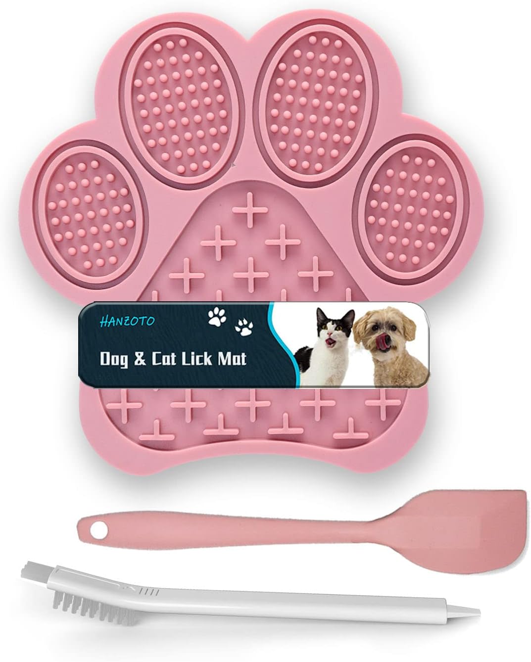 Lick Mat for Dogs and Cats, Premium Lick Pad with Suction Cups,Dog Slow Feeder Dowl Mat for Bathing