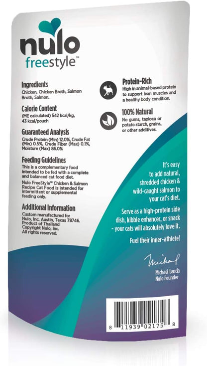 Nulo Freestyle Cat & Kitten Wet Cat Food Pouch, Premium All Natural Grain-Free Soft Cat Food Topper