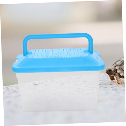 Plastic Turtle Fish Tank Handheld Aquarium Reptisoil Reptile Storage Nest Plastic Fish Bowls