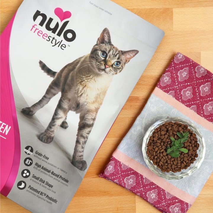 Nulo Freestyle High Protein Cat & Kitten Food, Chicken & Cod Recipe - Natural Grain-Free Dry Cat