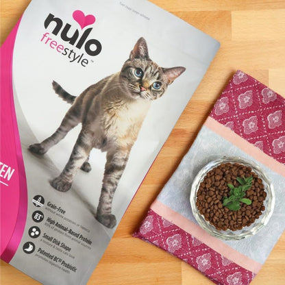 Nulo Freestyle High Protein Cat & Kitten Food, Chicken & Cod Recipe - Natural Grain-Free Dry Cat