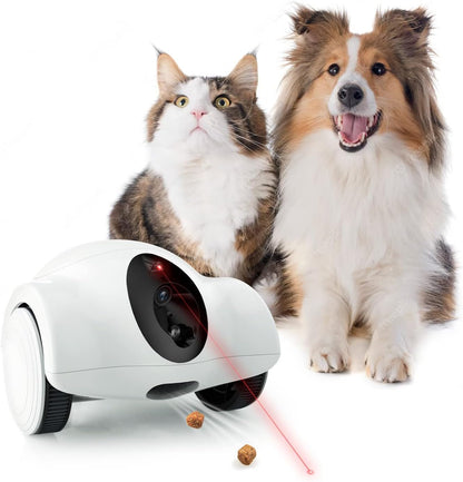 Pet Cameras with Phone App 15 Days Long Standby Pet Robot for Dog Treat Dispenser Feeder 1080P Full