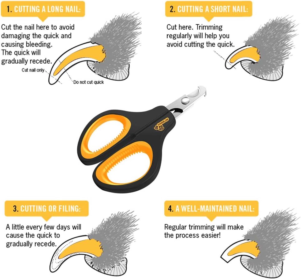 Cat Nail Clipper - Professional Cat Claw trimmer & Cat Claw Clipper - Cat Nail Trimmers Suits All