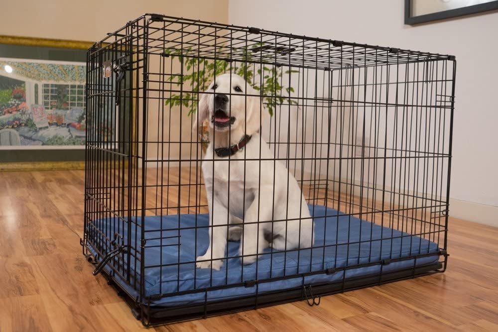 K9 Ballistics Tough Ripstop Orthopedic Dog Crate Bed - Durable Pad with Washable Cover, for Wire