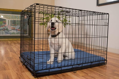 K9 Ballistics Tough Ripstop Orthopedic Dog Crate Bed - Durable Pad with Washable Cover, for Wire