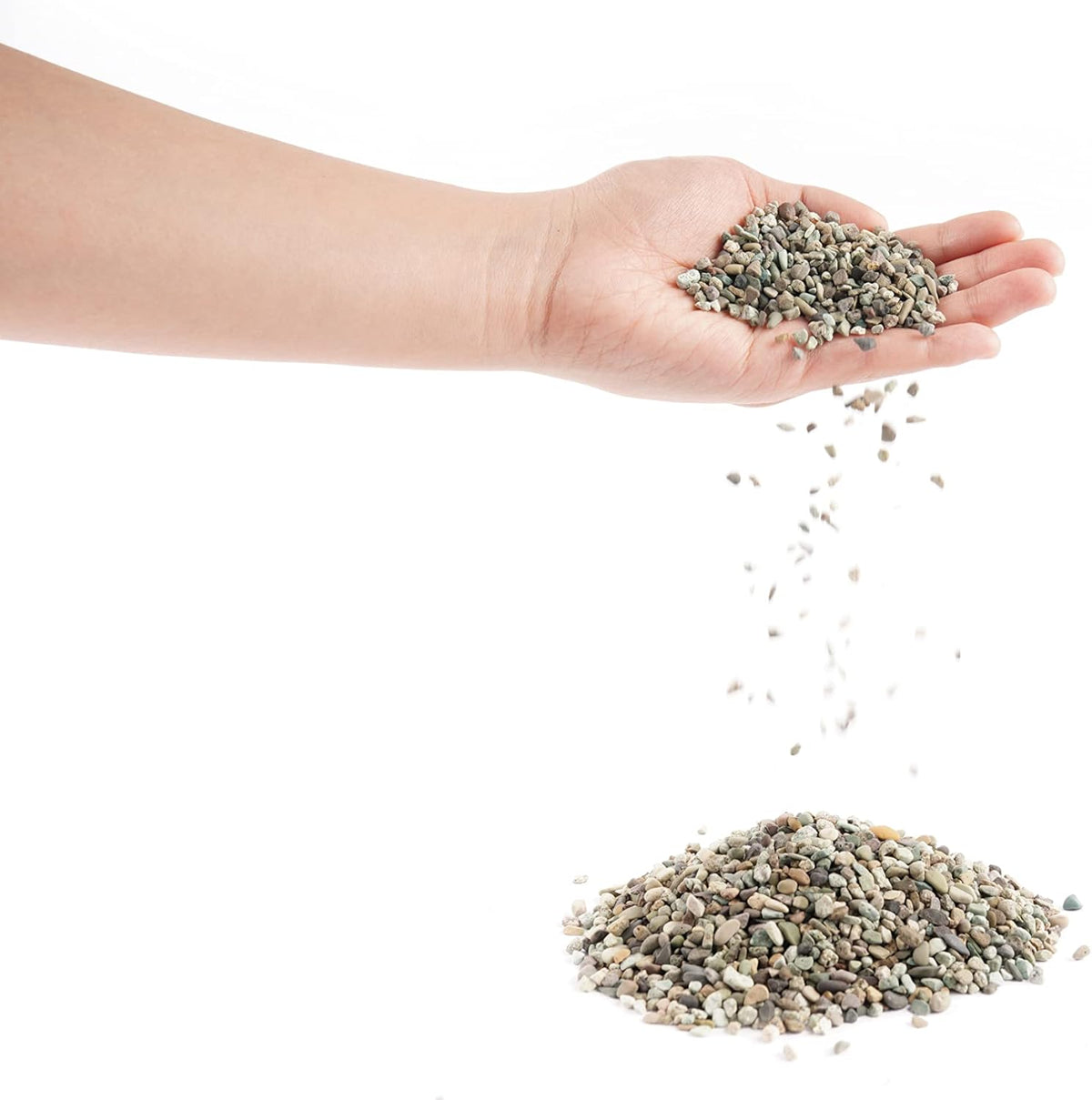 LANDEN Thoreau Aquarium Sand for Aquarium Landscape 2L(7lbs), Fish Tank Gravel, Pea Gravel for