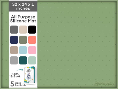 32x24x1” XL Dog Food Mat - All Purpose Under Sink Liner, Washer and Dryer Covers for The Top