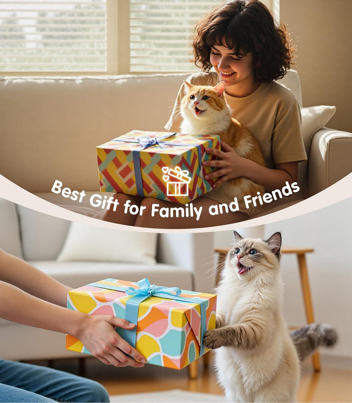 Interactive Cat Toys with[5000mg Premium A+Catnip][Baby Grade] Soft Chew Kicker Cat Toys for Indoor