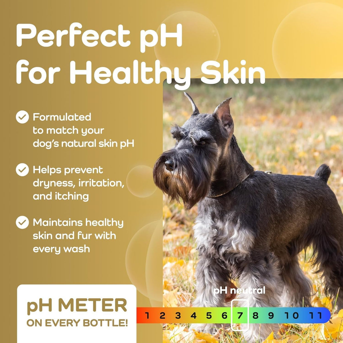 Grape Seed & Aloe Ultra Moisture for Coarse Coats Dog Shampoo - Deodorizing. Great for Schnauzer &