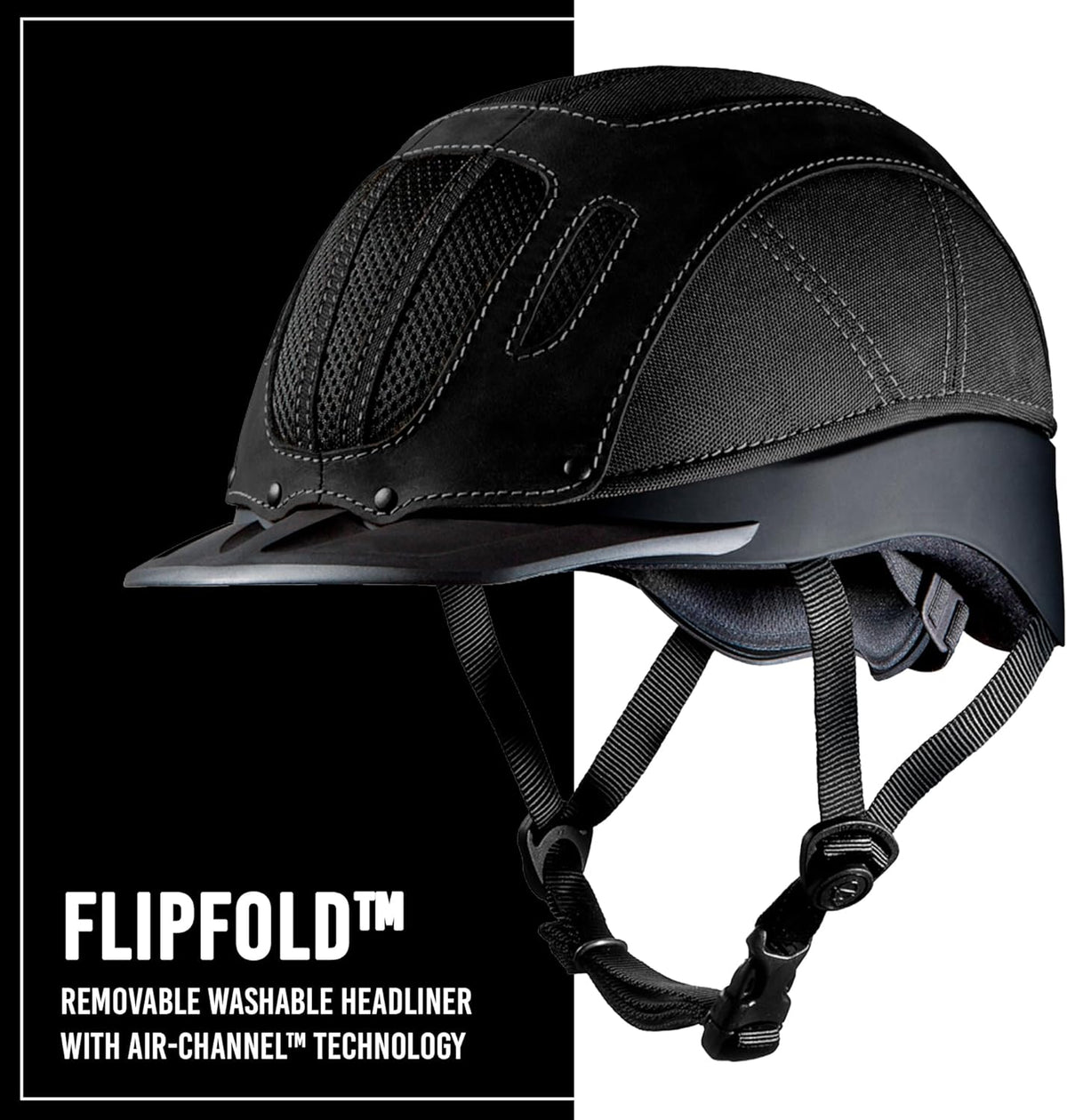 Troxel Sierra Rugged Horse Riding Helmet, Low-Profile, Self-Adjustable Design, Safety Horseback