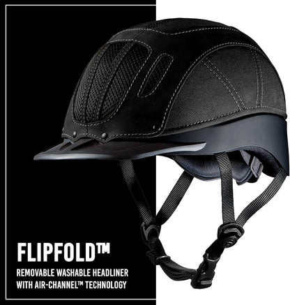 Troxel Sierra Rugged Horse Riding Helmet, Low-Profile, Self-Adjustable Design, Safety Horseback