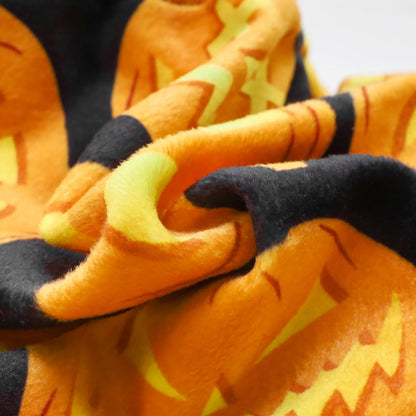 Fitwarm Halloween Pumpkin Dog Pajamas, Funny Dog Winter Clothes for Small Dogs Girl Boy, Pet