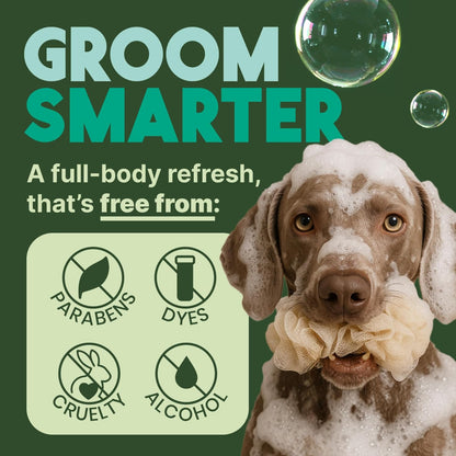 TropiClean Oatmeal Dog Shampoo for Itchy Skin Relief, Soothing Medicated Itch Relief, with Vitamin