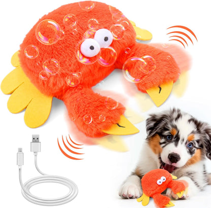 Interactive Dog Toys, Crab Dog Toy that Wiggle Pinchers, Dog Toys to Keep Them Busy, Touch