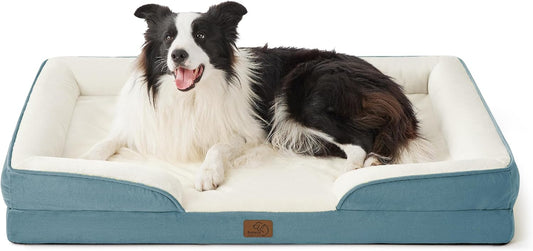 Bedsure Orthopedic Dog Beds Large Sized Dog - Washable Large Dog Cat Bed Waterproof, Comfort Dogs
