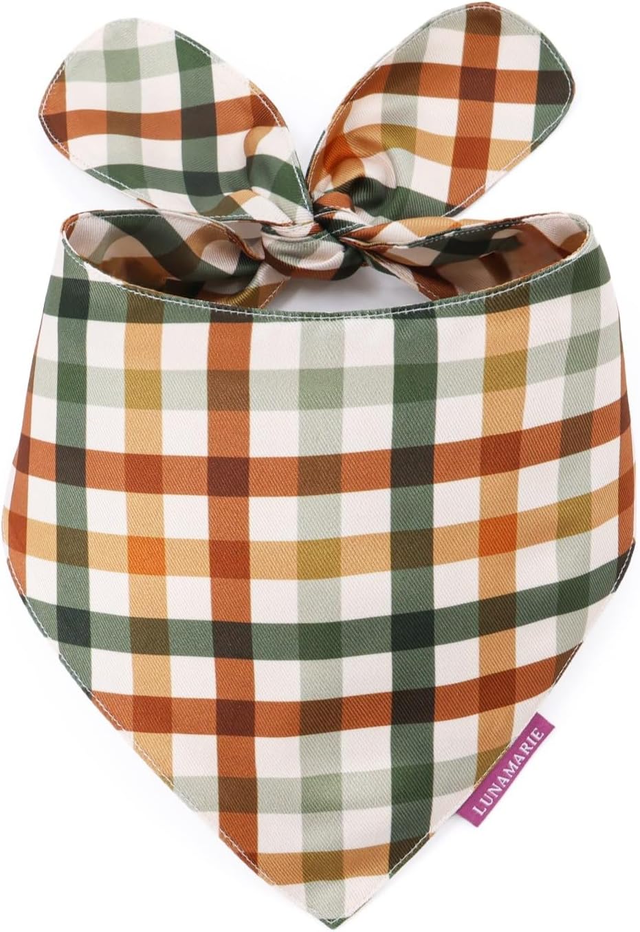 LunaMarie - Luxury Pet Birthday Bandanas -Premium & Silky Poly Fabric | 100% Handmade | Custom