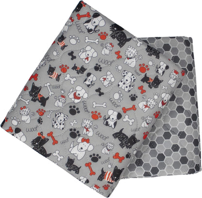 Caldwell's Pet Supply Co. 34x36 Washable Pee Pads for Dogs, Reusable Puppy Potty Mat, Whelping Rug