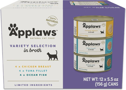 Applaws Natural Wet Cat Food, Limited Ingredient, Grain-Free, Protein with No Artificial Additives
