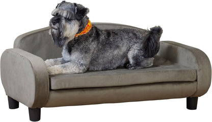 Paws & Purrs Multi-Cat Sofa Elevated Pet Bed for Indoor Cats Raised Cats Couch with Removable