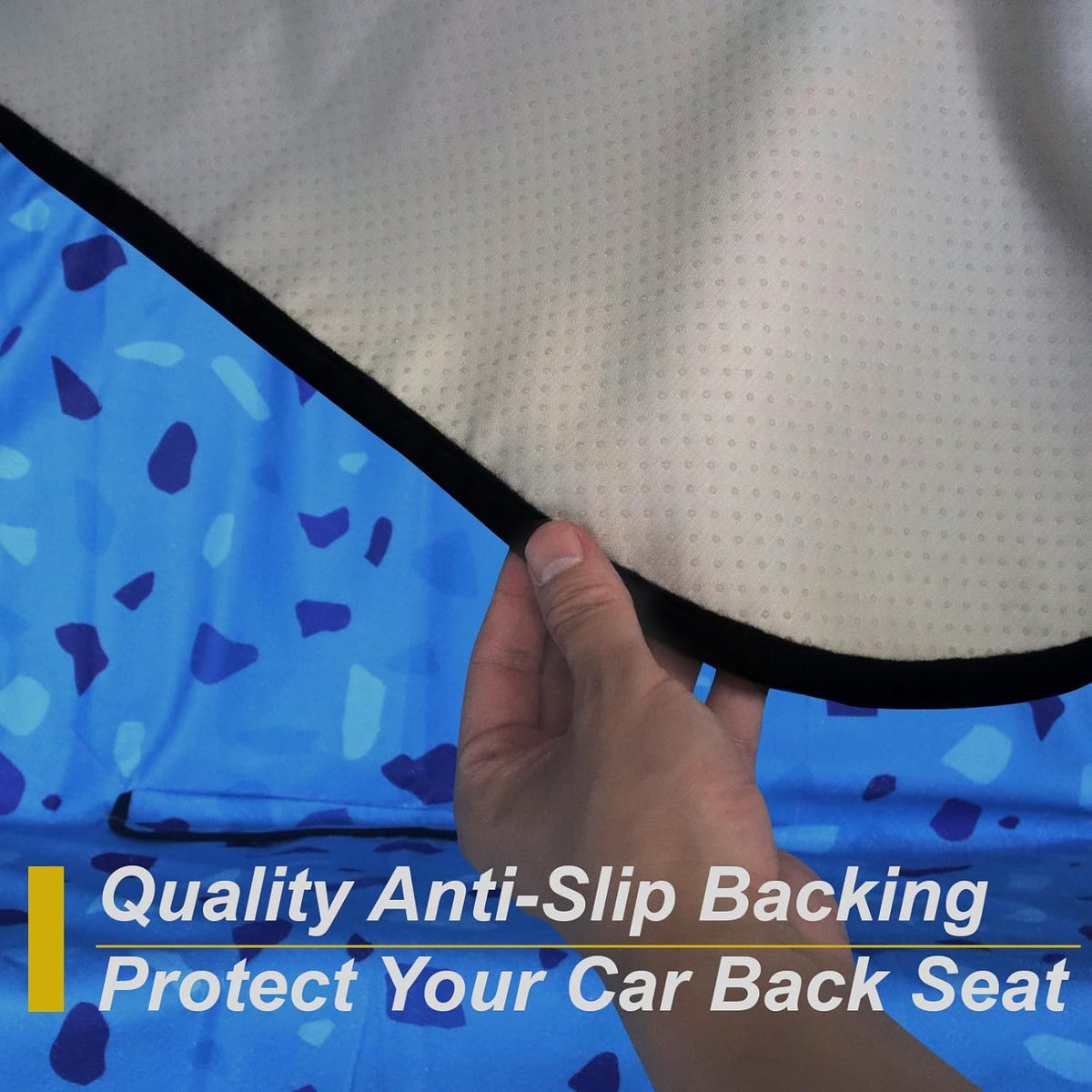 Back Seat Cover for Car Trucks Van SUV,Waterproof Rear Bench Towel Seat Covers for Dogs and