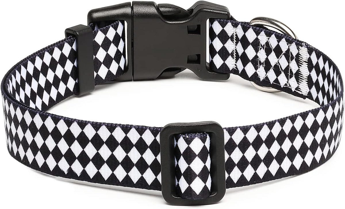 Mercano Adjustable Dog Collar - Special Design Patterns, Soft Nylon Comfortable Durable Pet Collar