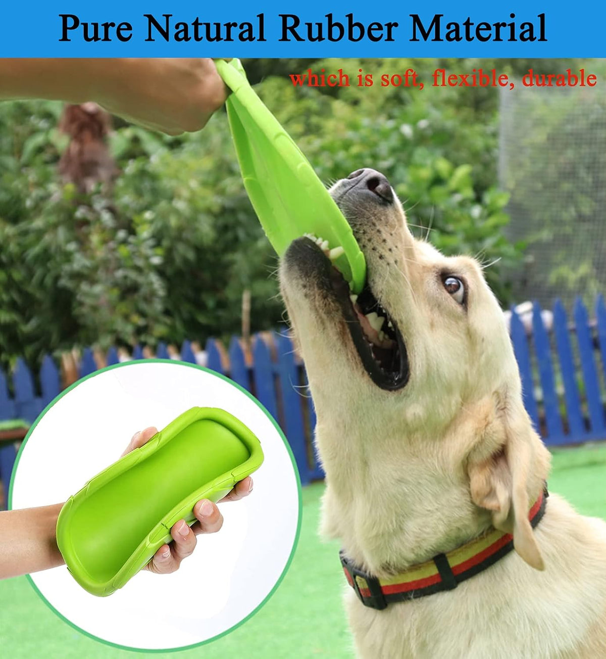 Dog Flying Disc, 2 Pack Dog Flyer Toys, Soft Rubber Interactive Lightweight Flying Disc Dog Toy for