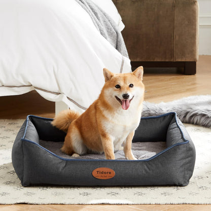 Orthopedic Dog Beds for Medium Dogs, Durable Egg Crate Foam Sofa Dog Bed wit Washable Removable